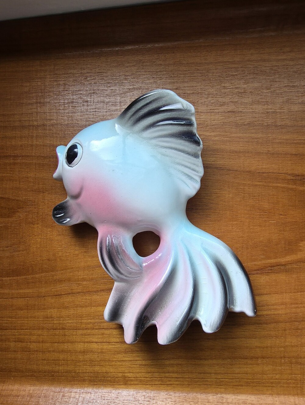 Vintage Ceramic Fish Wall Pocket/vase, Japan/Lefton